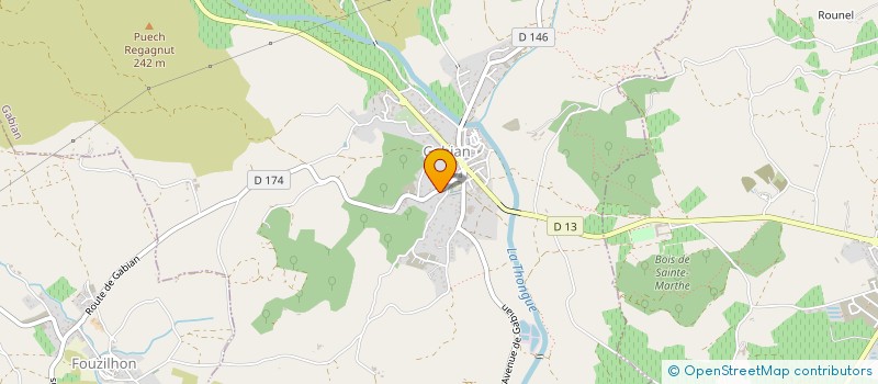 localisation de l'entreprise MADAME CAMILLE BATUT  GABIAN