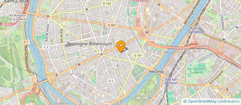 localisation de l'entreprise MADAME CAMILLE BAUD à BOULOGNE-BILLANCOURT
