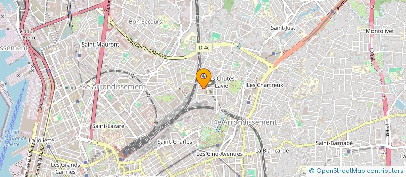 localisation de l'entreprise MADAME CAMILLE BAUDRY à MARSEILLE