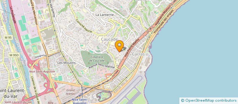 localisation de l'entreprise MADAME CAMILLE BAZIN  NICE