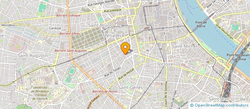 localisation de l'entreprise MADAME CAMILLE BEAUMONT  BORDEAUX