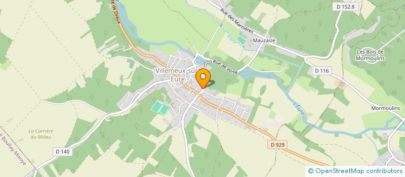 localisation de l'entreprise MADAME CAMILLE BECHU à VILLEMEUX-SUR-EURE