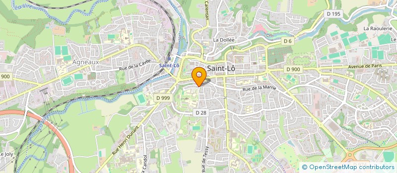 localisation de l'entreprise MADAME CAMILLE BEGUE-FLECHE  SAINT-LO