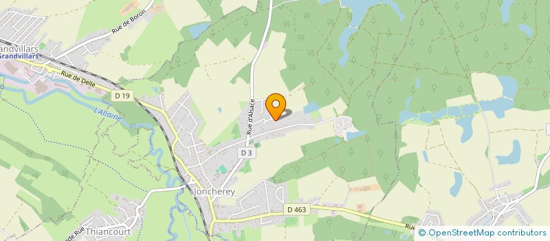localisation de l'entreprise MADAME CAMILLE BEGUIN  JONCHEREY