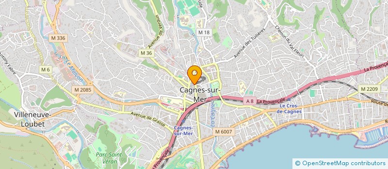 localisation de l'entreprise MADAME CAMILLE BELAUD  CAGNES-SUR-MER