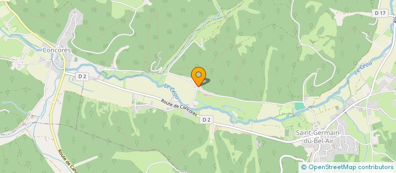 localisation de l'entreprise MADAME CAMILLE BELIVENT  MONTAMEL