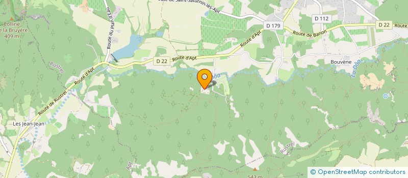 localisation de l'entreprise MADAME CAMILLE BENCHABI  RUSTREL