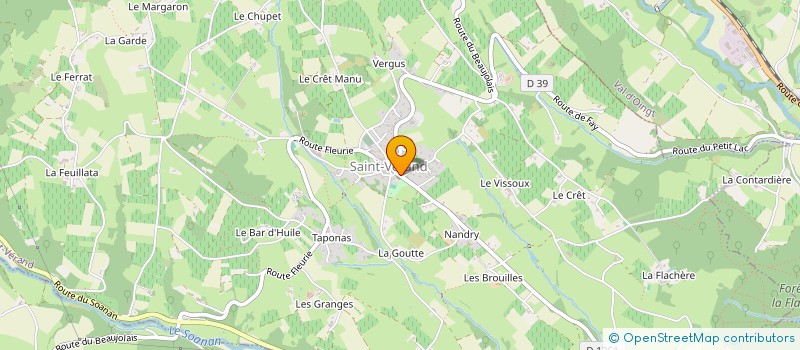 localisation de l'entreprise MADAME CAMILLE BERCHOUX  SAINT-VERAND