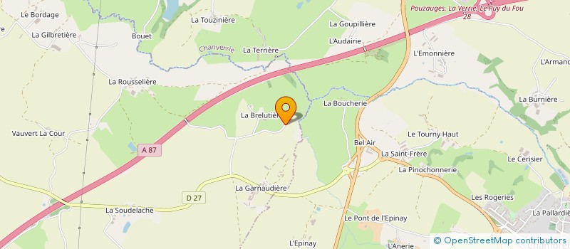 localisation de l'entreprise MADAME CAMILLE BEREAUD  CHANVERRIE