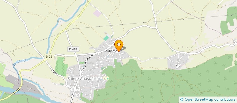 localisation de l'entreprise MADAME CAMILLE BERINGUER  SAINTE-ANASTASIE