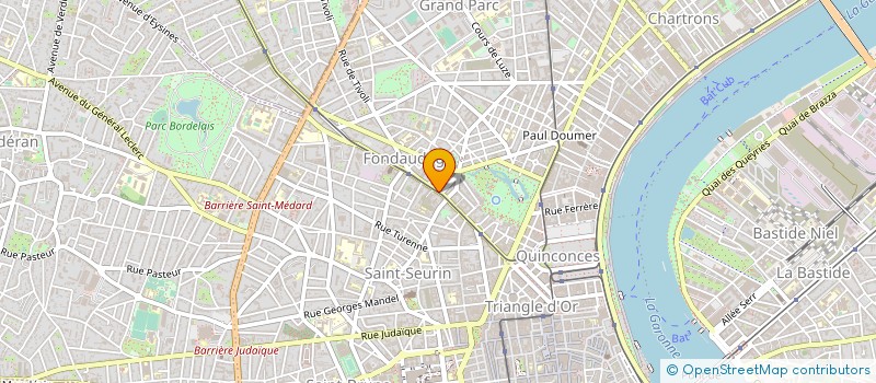 localisation de l'entreprise MADAME CAMILLE BERNARD à BORDEAUX
