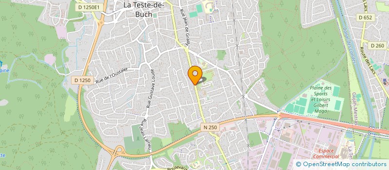 localisation de l'entreprise MADAME CAMILLE BERNARD à LA TESTE-DE-BUCH