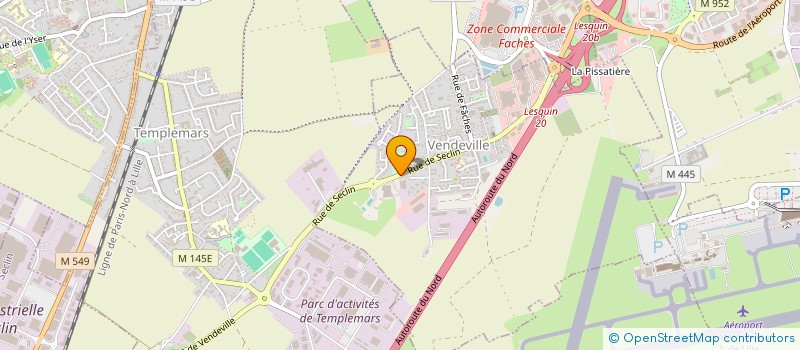 localisation de l'entreprise MADAME CAMILLE BERNASCONI  VENDEVILLE