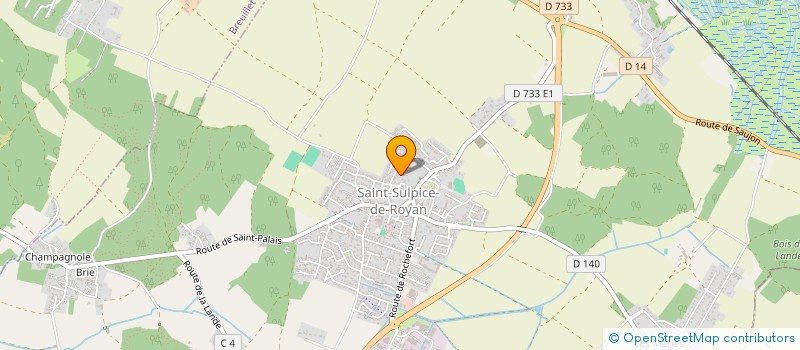 localisation de l'entreprise MADAME CAMILLE BERNE  SAINT-SULPICE-DE-ROYAN