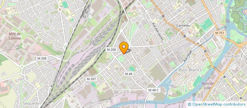 localisation de l'entreprise MADAME CAMILLE BERTAGNE  LE PORTEL