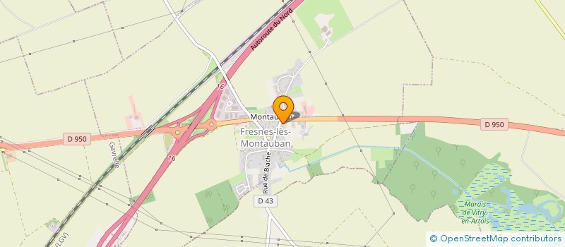 localisation de l'entreprise MADAME CAMILLE BERTELOOT  FRESNES-LES-MONTAUBAN