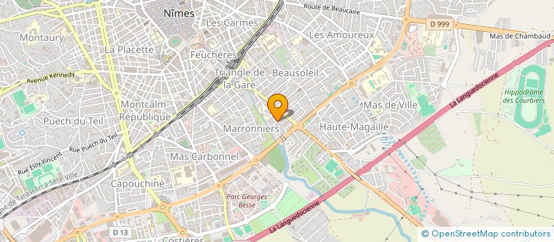 localisation de l'entreprise MADAME CAMILLE BERTHIER  NIMES