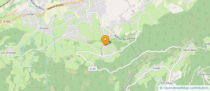 localisation de l'entreprise MADAME CAMILLE BERTHON  BONS-EN-CHABLAIS