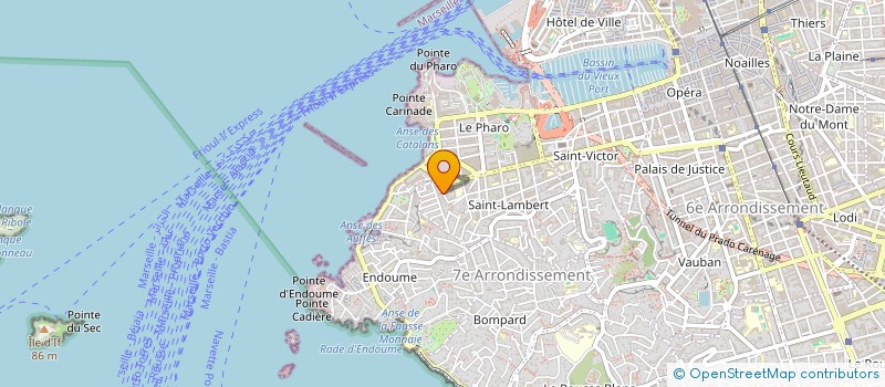 localisation de l'entreprise MADAME CAMILLE BERTHON à MARSEILLE
