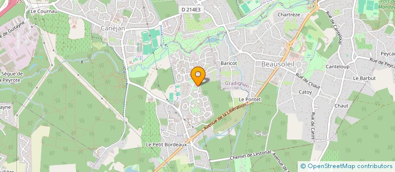 localisation de l'entreprise MADAME CAMILLE BERTRAN  CANEJAN