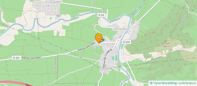 localisation de l'entreprise MADAME CAMILLE BERTRAND  ORNAISONS