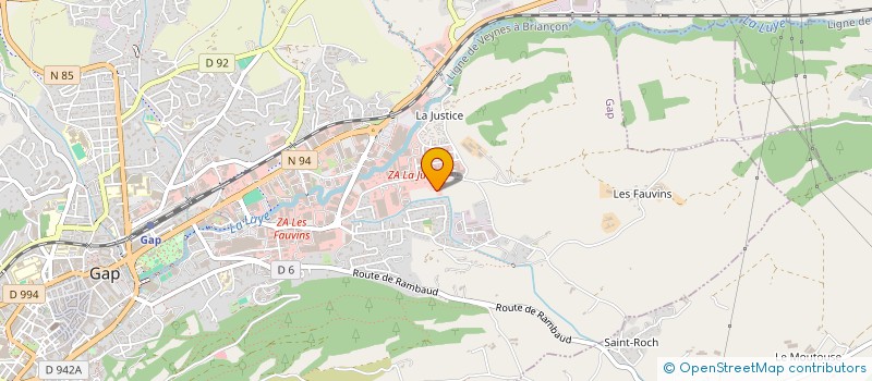 localisation de l'entreprise MADAME CAMILLE BERTRAND  GAP