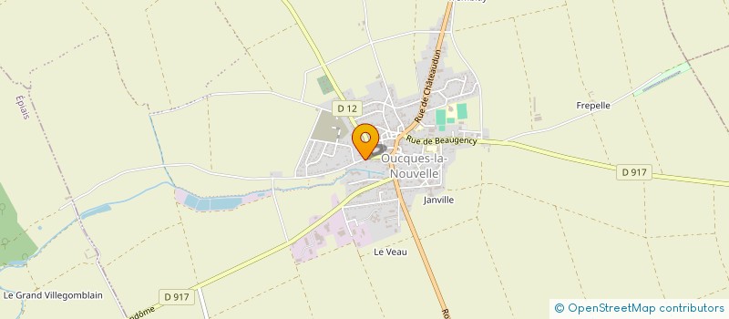 localisation de l'entreprise MADAME CAMILLE BERTRAND-SAPIN  OUCQUES LA NOUVELLE