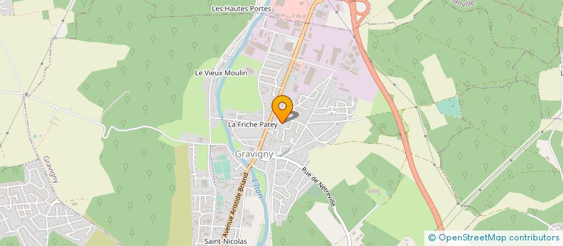 localisation de l'entreprise MADAME CAMILLE BESSEAU à GRAVIGNY