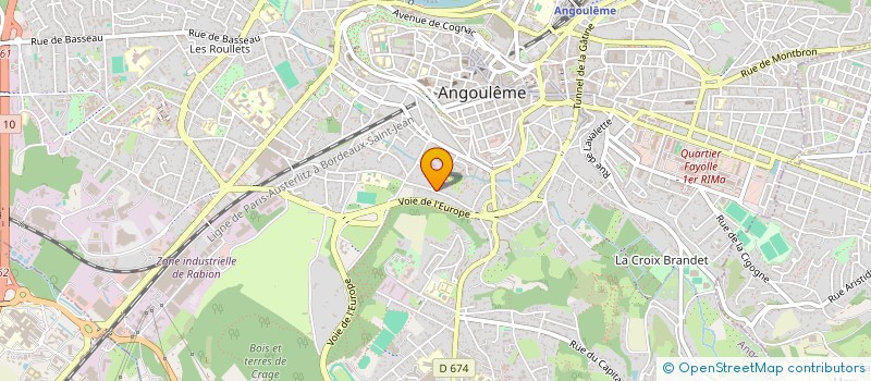 localisation de l'entreprise MADAME CAMILLE BESSET à ANGOULEME