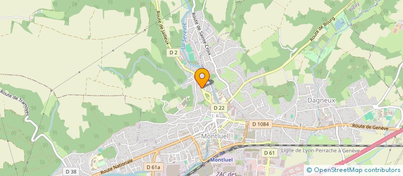 localisation de l'entreprise MADAME CAMILLE BESSIERES  MONTLUEL