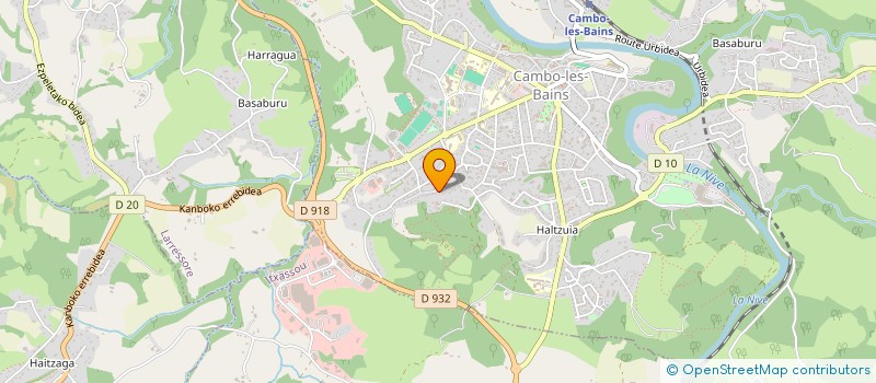 localisation de l'entreprise MADAME CAMILLE BETLOC à CAMBO-LES-BAINS