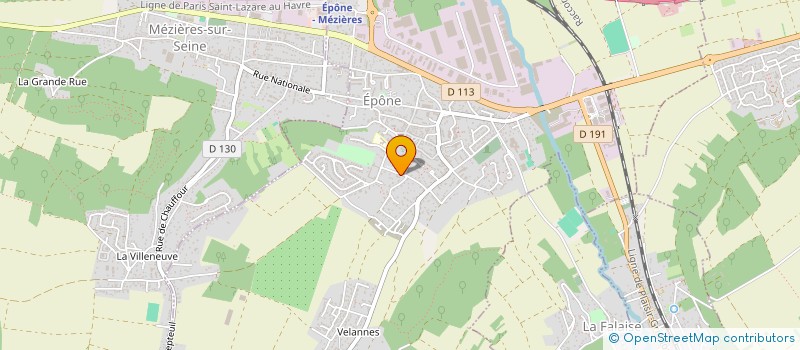 localisation de l'entreprise MADAME CAMILLE BIENVENU  EPONE