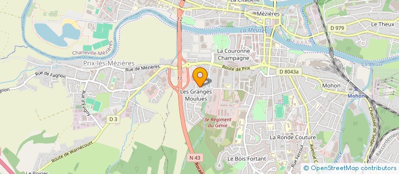 localisation de l'entreprise MADAME CAMILLE BILLAUDEL à CHARLEVILLE-MEZIERES