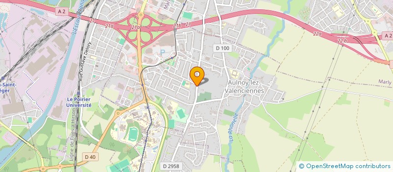 localisation de l'entreprise MADAME CAMILLE BLANC  AULNOY-LEZ-VALENCIENNES