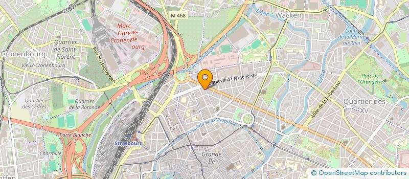 localisation de l'entreprise MADAME CAMILLE BLANCHARD  STRASBOURG