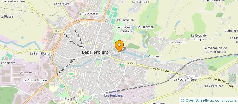 localisation de l'entreprise MADAME CAMILLE BLANCHARD à LES HERBIERS