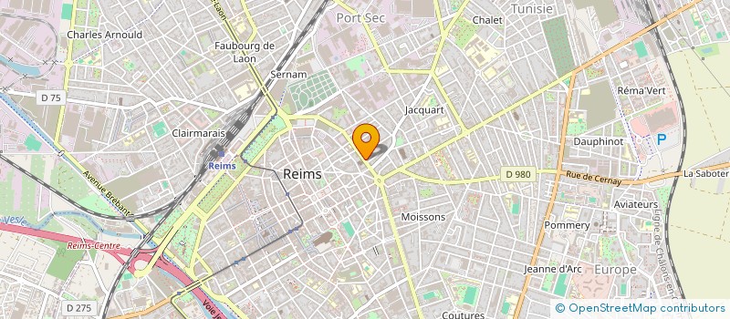 localisation de l'entreprise MADAME CAMILLE BLANCHARD  REIMS