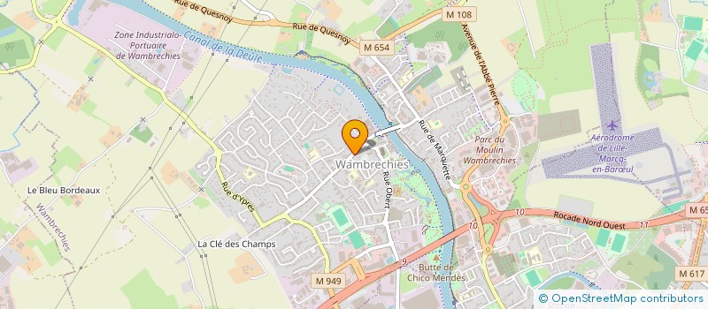 localisation de l'entreprise MADAME CAMILLE BLUM à WAMBRECHIES