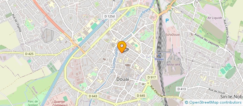 localisation de l'entreprise MADAME CAMILLE BODELLE à DOUAI