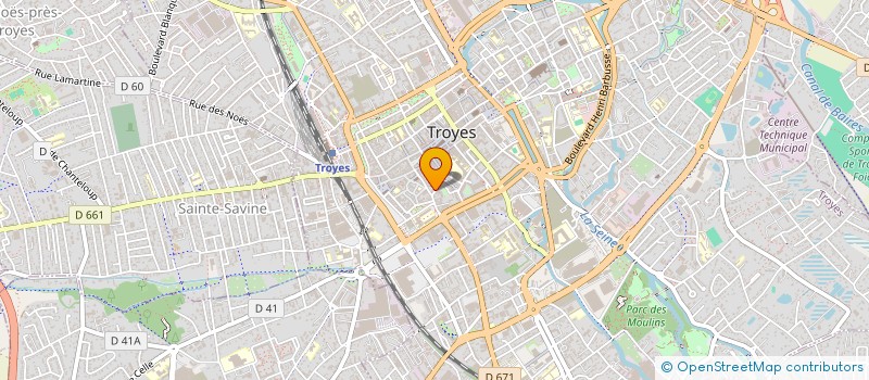 localisation de l'entreprise MADAME CAMILLE BOGUET  TROYES