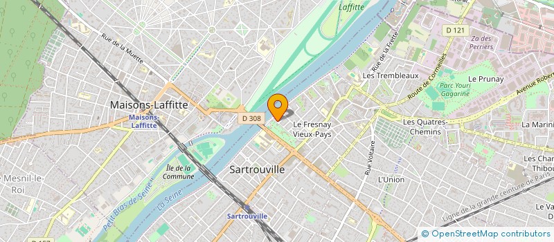 localisation de l'entreprise MADAME CAMILLE BOIRON  SARTROUVILLE