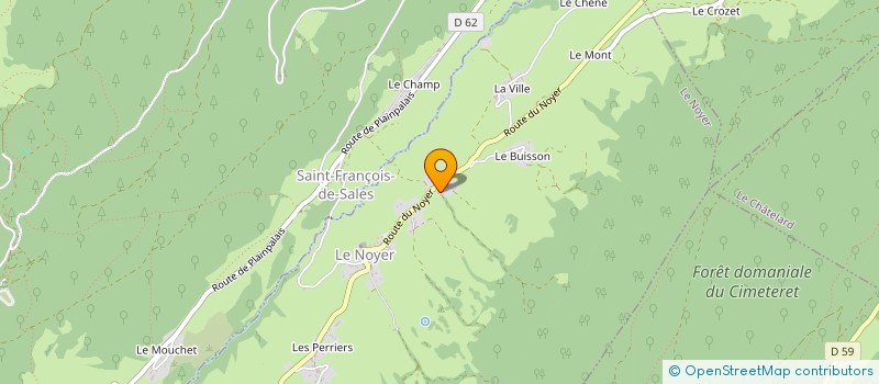 localisation de l'entreprise MADAME CAMILLE BOISSET  SAINT-FRANCOIS-DE-SALES