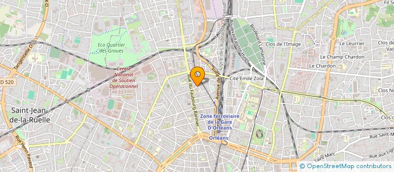 localisation de l'entreprise MADAME CAMILLE BOITTIAUX LEROY à ORLEANS