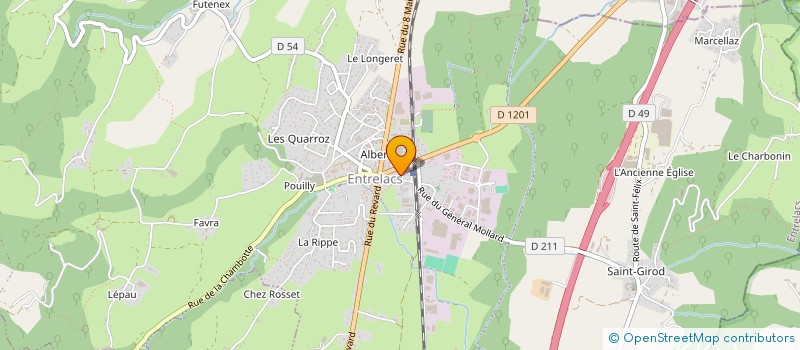 localisation de l'entreprise MADAME CAMILLE BONATO  AIX-LES-BAINS