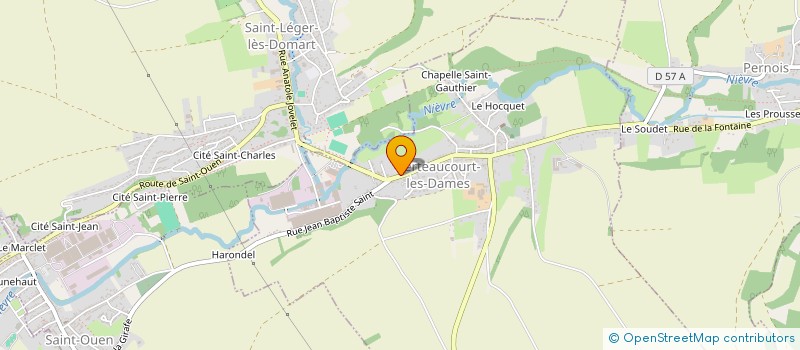 localisation de l'entreprise MADAME CAMILLE BONEFAES  BERTEAUCOURT-LES-DAMES