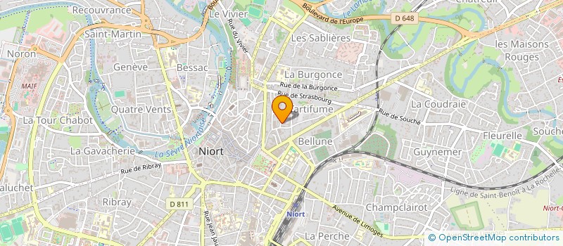 localisation de l'entreprise MADAME CAMILLE BONIN à NIORT