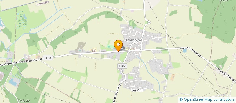 localisation de l'entreprise MADAME CAMILLE BONNEFOUX à TRAMOYES