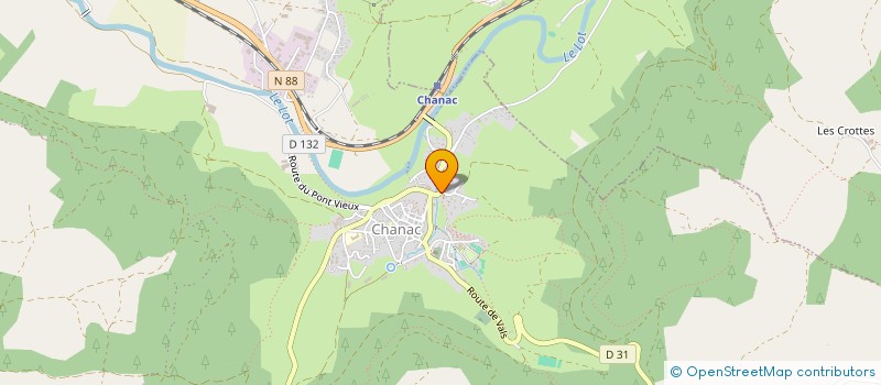 localisation de l'entreprise MADAME CAMILLE BONNEMAYRE  CHANAC