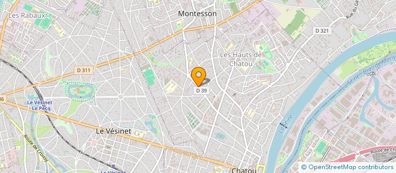 localisation de l'entreprise MADAME CAMILLE BONNET à CHATOU