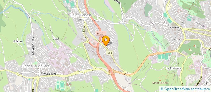 localisation de l'entreprise MADAME CAMILLE BONNET  SAINT-GENEST-LERPT